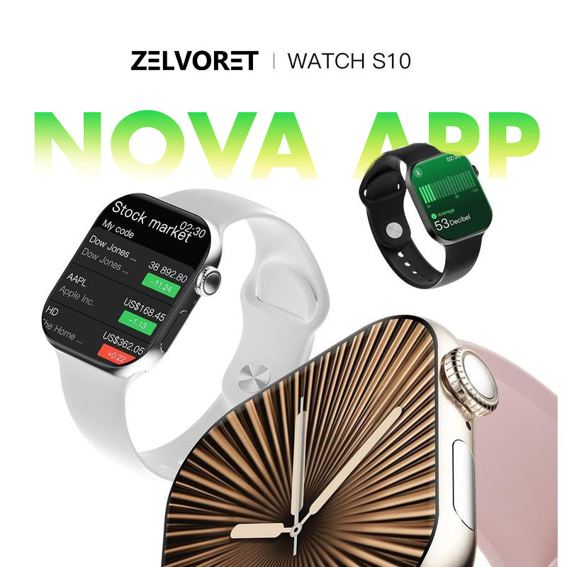 Relógio Inteligente com IA, Assistente de Voz e Ecrã OLED