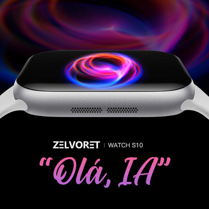 Relógio Inteligente com IA, Assistente de Voz e Ecrã OLED