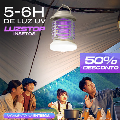 LuzStop Insetos – Proteção eficaz contra mosquitos e insetos com tecnologia UV e bateria